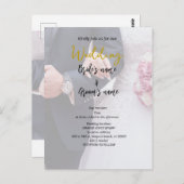 Carte Postale Fête de la mariée (Devant / Derrière)