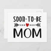 Carte Postale Fête de la mère de la mère de la petite mère | Car (Devant / Derrière)