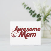 Carte Postale Fête de la mère géniale (Debout devant)