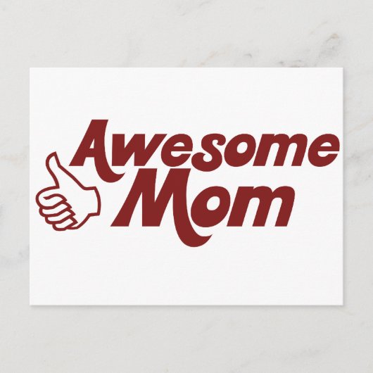 Carte Postale Fête de la mère géniale (Devant)