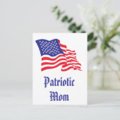 Carte Postale Fête de la mère/mère patriotique (Debout devant)