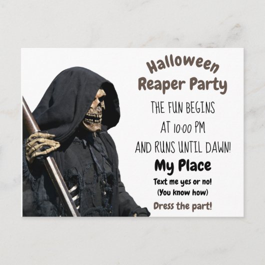Carte Postale Fête de la moisson de la Mort (Devant)