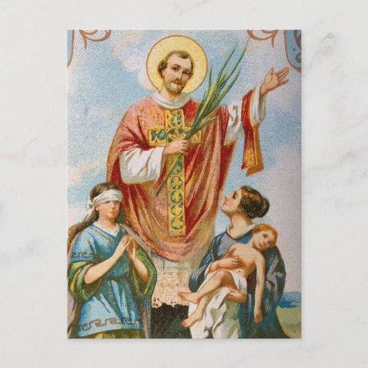 Carte Postale Fête de la Saint-Valentin (Devant)