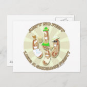 Carte Postale Fête de la saucisse ! (Devant / Derrière)