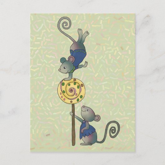 Carte Postale Fête de la souris (Devant)