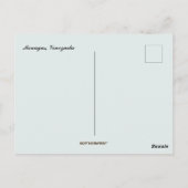 Carte Postale Fête de la tempête à Monagas Venezuela (Dos)