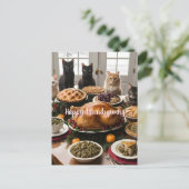 Carte Postale Fête de l'Action de grâce entre amis (Debout devant)