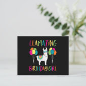 Carte Postale Fête de Lama Alpaga (Debout devant)