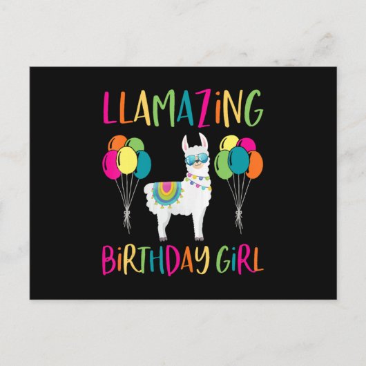 Carte Postale Fête de Lama Alpaga (Devant)