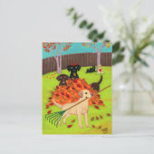 Carte Postale Fête de l'automne (Debout devant)