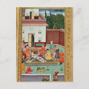 Carte Postale Fête de l'empereur moghol dans une cour