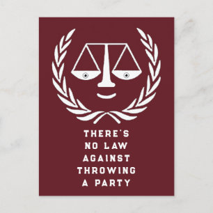 Carte Postale Fête de l'enseignement de droit