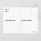 Carte Postale Fête de l'Indépendance Aigle américain (Dos)