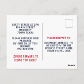 Carte Postale Fête de l'Indépendance Patriotique 4 juillet (Dos)