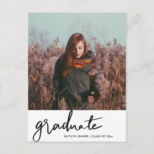 Carte Postale Fête de l'obtention du diplôme | Enregistrer la ph (Devant)