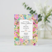 Carte Postale Fête de Mariage Floraison Brillante (Debout devant)