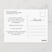 Carte Postale Fête de Mariage Reportée Baby's Breath Pot Mason (Dos)