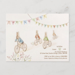 Carte Postale Fête de naissance bébé lapin budget Genre
