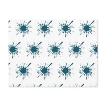 Fête de neige bleu clair