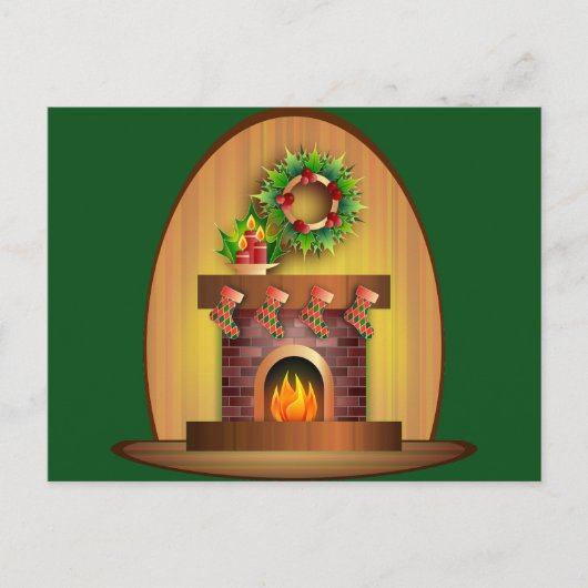 Carte Postale Fête de Noël (Devant)