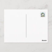 Carte Postale Fête de Noël avec Purr-ty Time Cat (Dos)