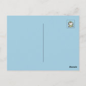 Carte Postale Fête de Noël avec Purr-ty Time Cat (Dos)