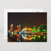 Carte Postale Fête de nuit (Devant / Derrière)