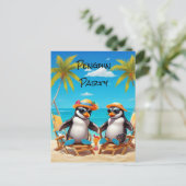 Carte Postale Fête de pingouins (Debout devant)