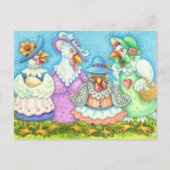 Carte Postale FÊTE DE POULES, AMIS À PLUMES DE CAMPAGNE Drôle (Devant)