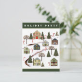 Carte Postale Fête de quartier de Noël (Debout devant)