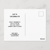 Carte Postale Fête de quartier de Noël (Dos)