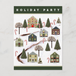 Carte Postale Fête de quartier de Noël