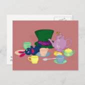 Carte postale Fête de thé (Devant / Derrière)