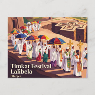 Carte Postale Fête de Timkat Lalibela Ethiopie