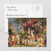 Carte Postale Fête De Vénus Par Rubens Peter Paul (Meilleure Qua (Devant / Derrière)