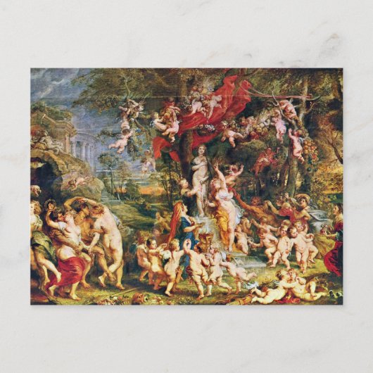 Carte Postale Fête De Vénus Par Rubens Peter Paul (Meilleure Qua (Devant)