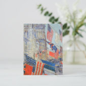 Carte Postale Fête des Alliés, mai 1917 par Childe Hassam, Art V (Debout devant)