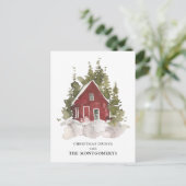 Carte Postale Fête des boissons de Noël (Debout devant)