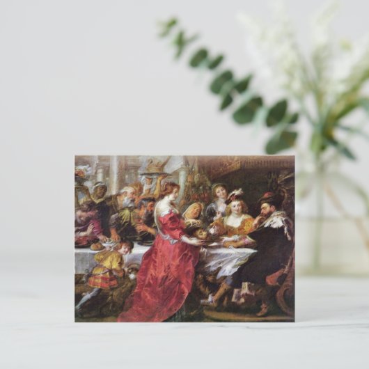 Carte Postale Fête Des Hérododes Par Rubens Peter Paul (Debout devant)