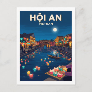Carte Postale Fête des Lanternes de la Rivière Thu Bon Hoi An Vi
