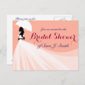 Carte postale Fête des mariées (Devant / Derrière)