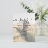 Carte Postale Fête des mariées de calligraphie cardiaque (Debout devant)