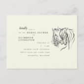 Carte Postale Fête des mariées de crème étourdissante pour les c (Devant)