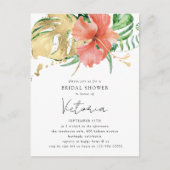 Carte Postale Fête des mariées de mariage de destination florale (Devant)