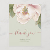 Carte Postale Fête des mariées de Merci florale Sage & Blush Peo (Devant)