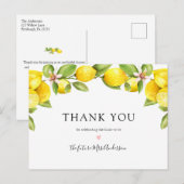 Carte Postale Fête des mariées de Merci principale de citron (Devant / Derrière)