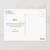 Carte Postale Fête des mariées de Merci principale de citron (Dos)