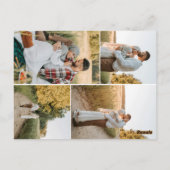 Carte Postale Fête des mariées fleur sauvage de Bleu Bow (Dos)