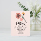 Carte Postale Fête des mariées Fleurs Sauvages Artisanat Dessiné (Debout devant)