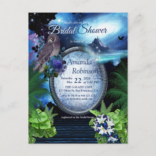 Carte Postale Fête des mariées Galaxy Portal (Devant)